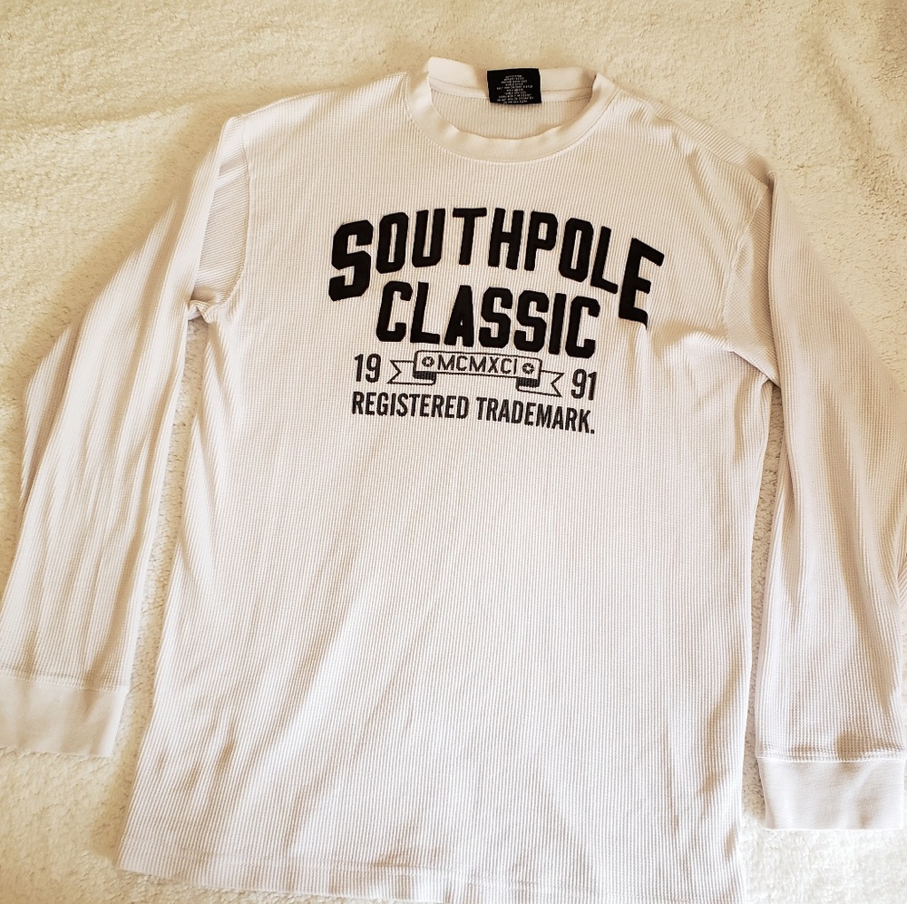 Southpole Classic Mens Long Sleeve Thermal Shirt